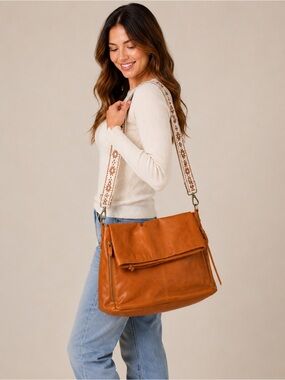 Cozy Loucia Fold Over Crossbody Bag